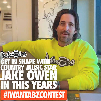 Get in Shape with Country Music Star Jake Owen in This Year's #IWANTABZ Contest!