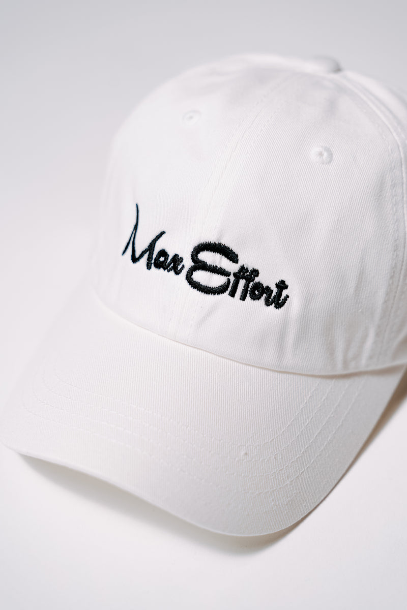 White Dad Hat